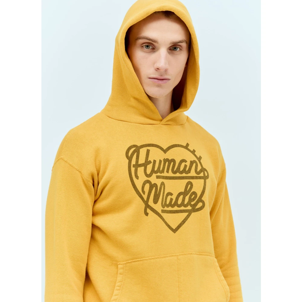Human Made Sweatshirts & Hoodies Yellow Heren