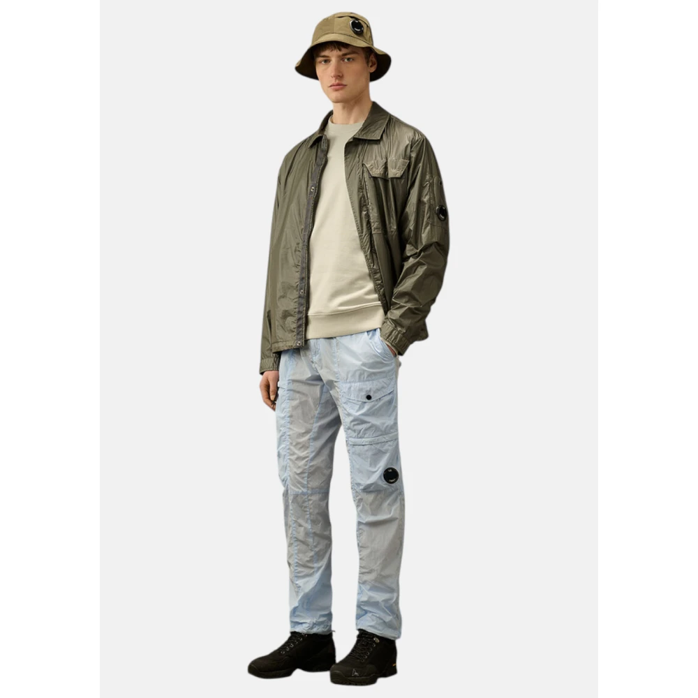 C.P. Company Ronde hals sweatshirt met vos detail Gray Heren