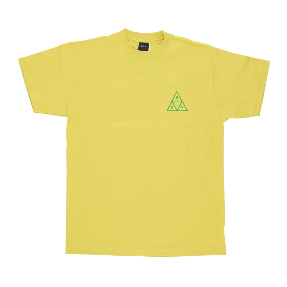 HUF Driehoek Tee Cactus Bloem Korte Mouw Yellow Heren