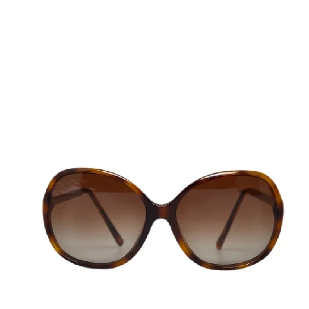 Burberry Vintage Pre-owned Plastic sunglasses Brown Dames