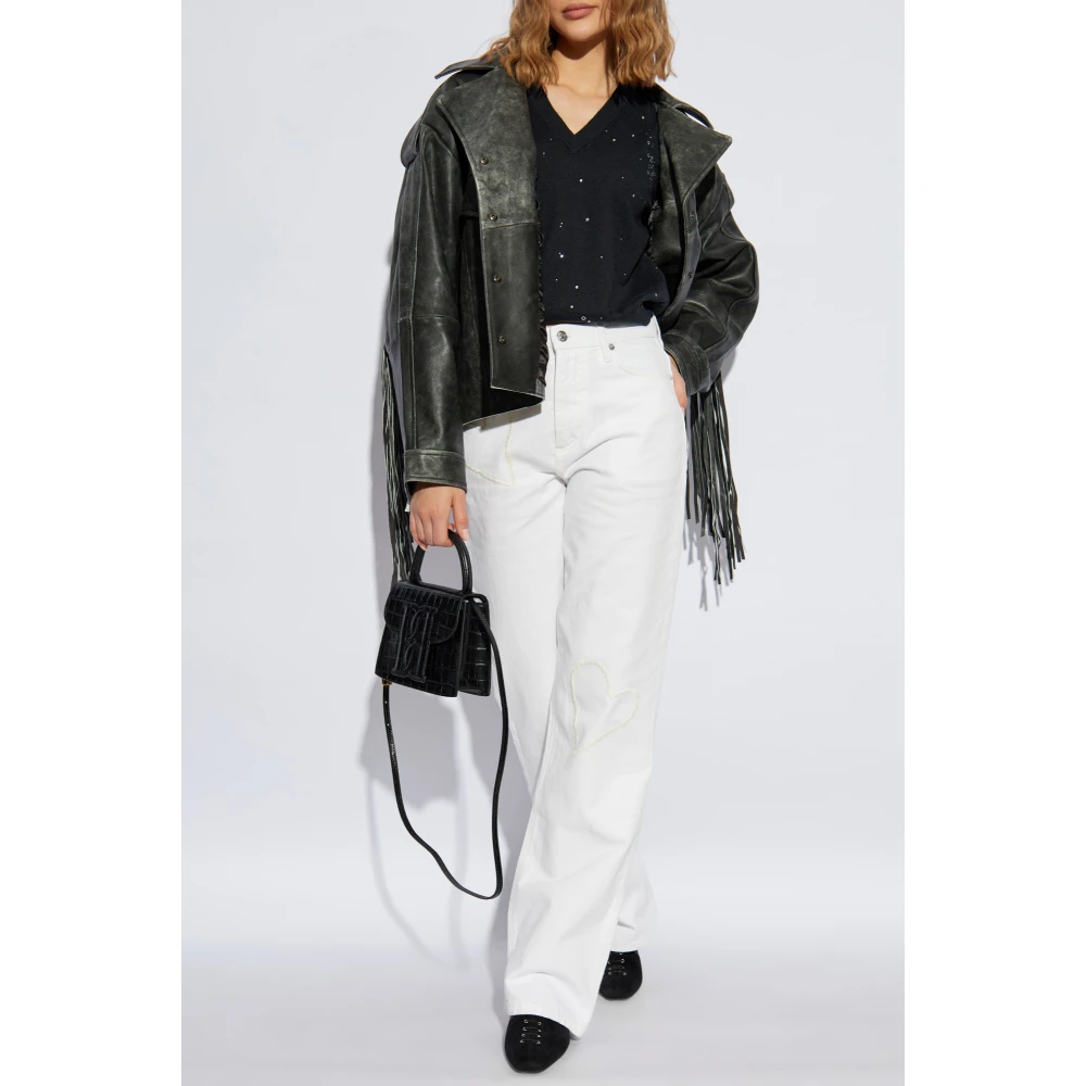 Zadig & Voltaire Denim flares Elio White Dames