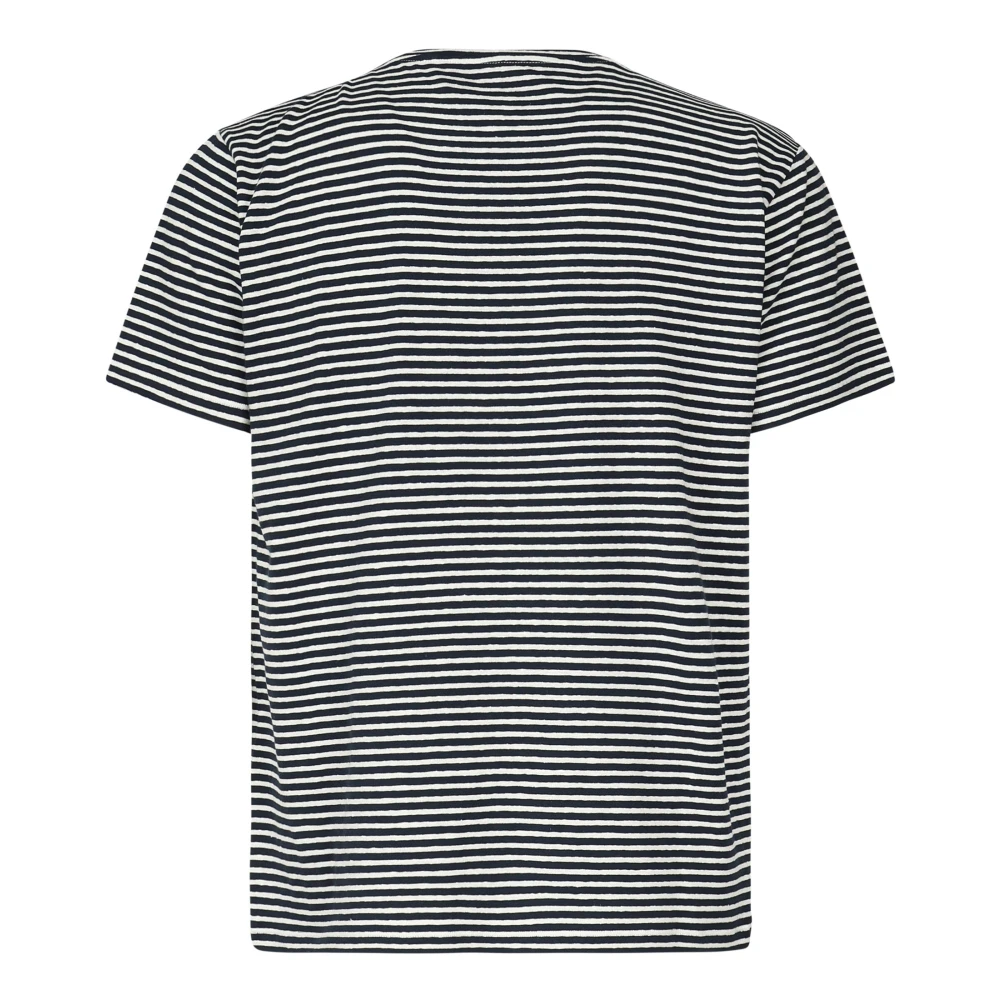 Valentino Garavani Blauwe Logo Print T-shirts en Polos Blue Heren