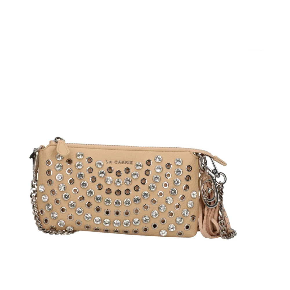 La Carrie Women's Beige Andromeda Clutch Bag - Cross Body Bags - One Size - Bags