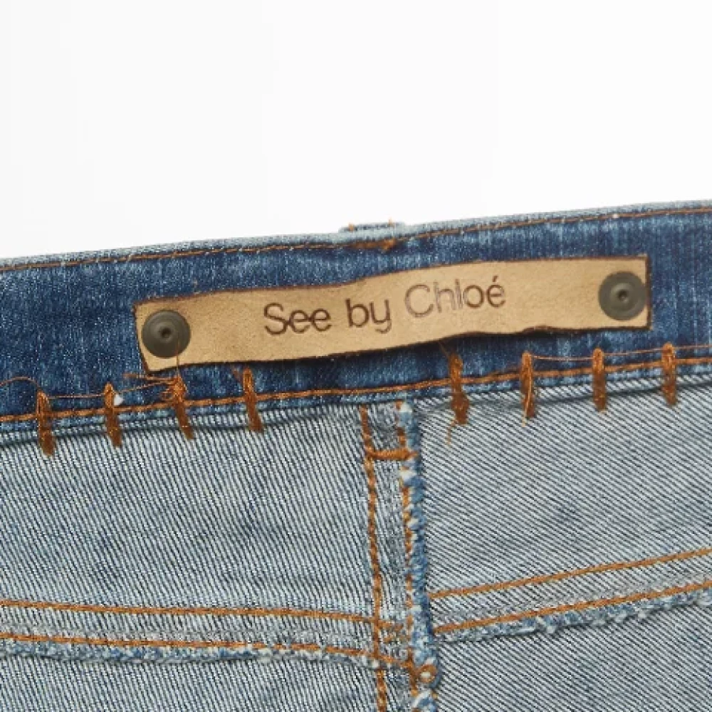 Chloé Pre-owned Denim jeans Blue Dames