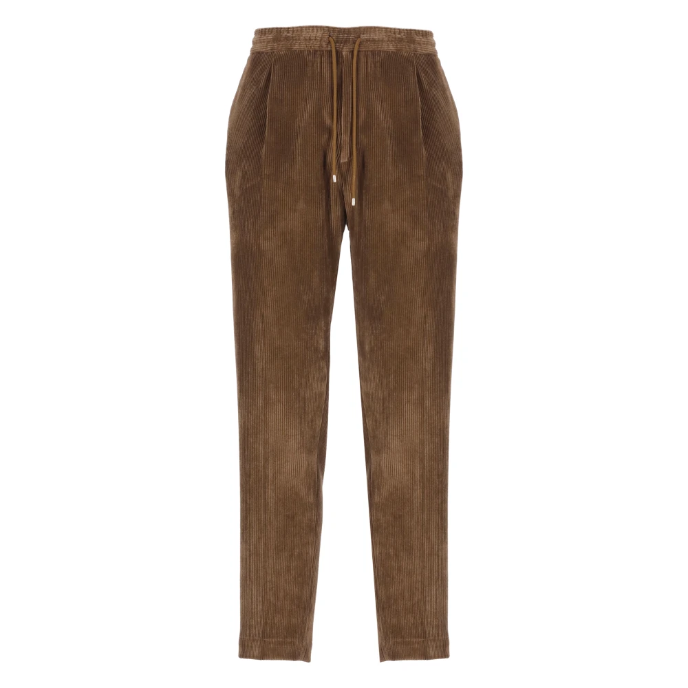 Briglia Bruine Corduroy Elastische Taille Broek Brown Heren