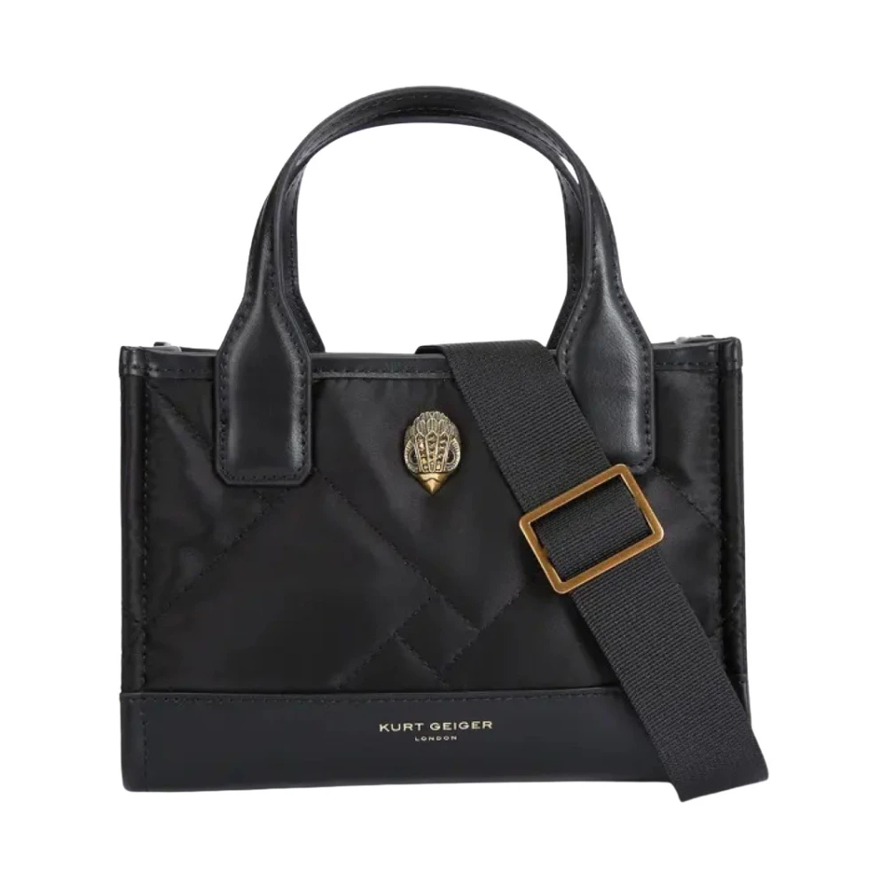 Kurt Geiger Gerecyclede vierkante schoudertassen Black Dames