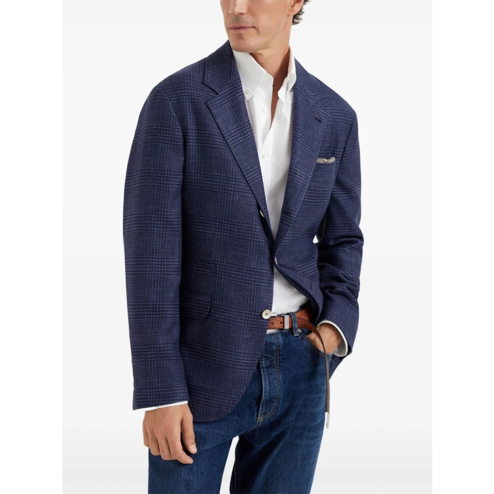 BRUNELLO CUCINELLI Blauwe Herenjassen Blue Heren