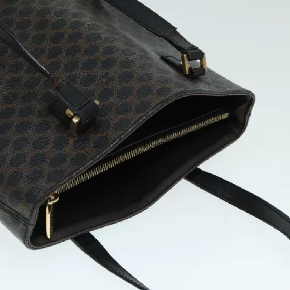 Celine Vintage Pre-owned Leather handbags Black Dames
