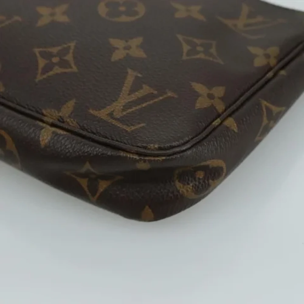 Louis Vuitton Vintage Pre-owned Canvas clutches Brown Dames