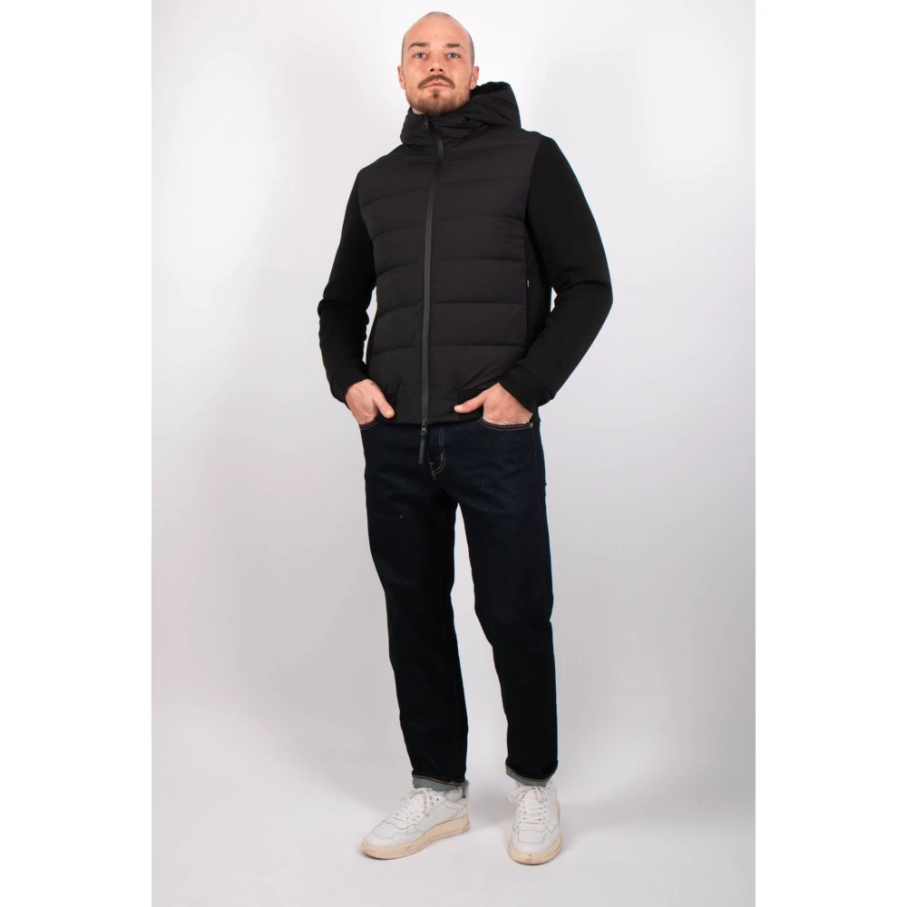 Duno Capuchonjas in zwart Black Heren