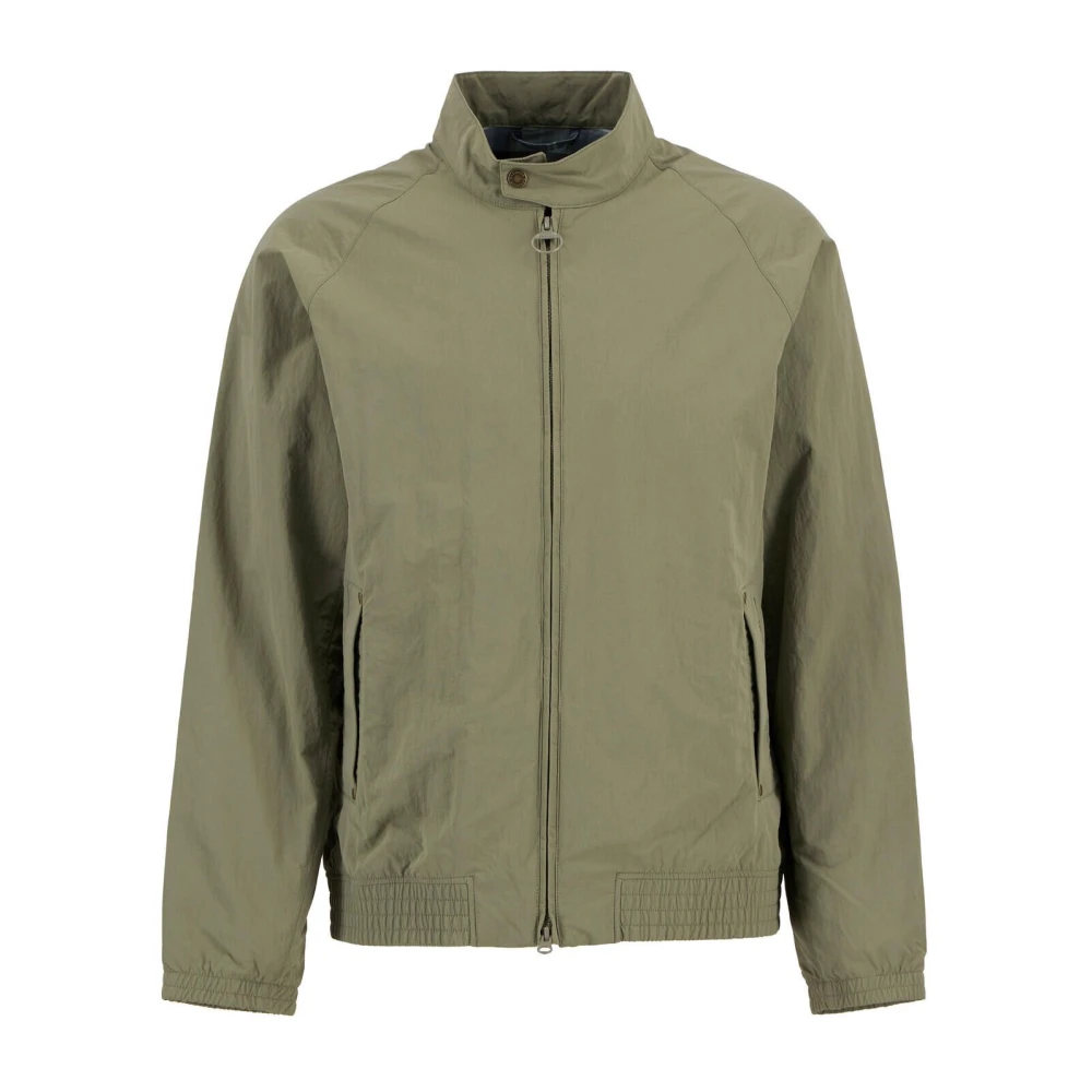 Barbour Men's Green Light Jackets, M, Summer Royston Showerproof Jacket