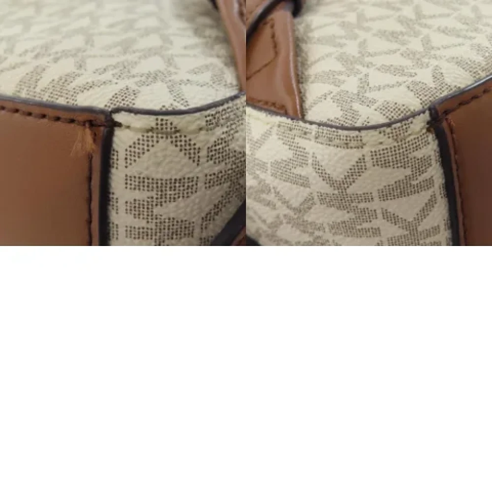 Michael Kors Pre-owned Fabric backpacks Beige Dames