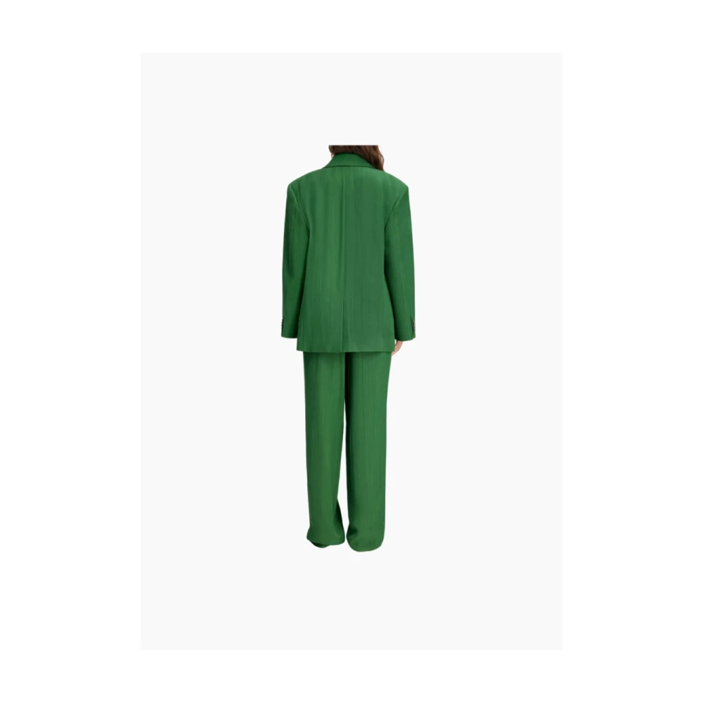 Jacquemus Groen Oversized Pak Jas Titolo Green Dames