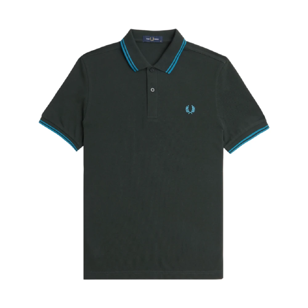 Fred Perry Men's Green Polo Shirts, M, Polo Shirt