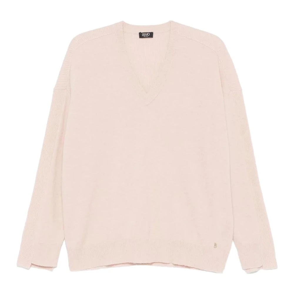 Liu Jo Wol Kasjmier Blend Trui Pink Dames