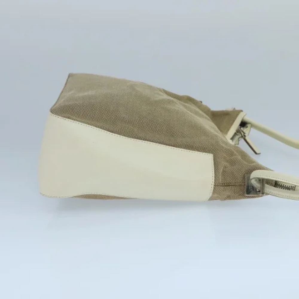 Gucci Vintage Pre-owned Canvas gucci-bags Beige Dames