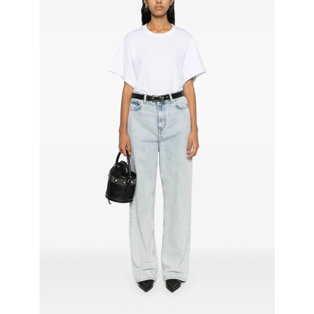 IRO Witte Katoenen T-shirt en Polo White Dames