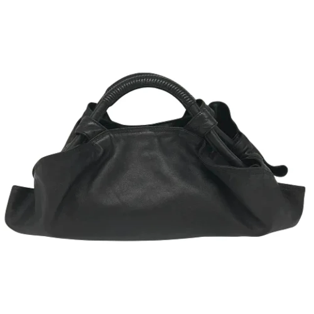 Loewe Pre-owned Leather handbags Black Dames