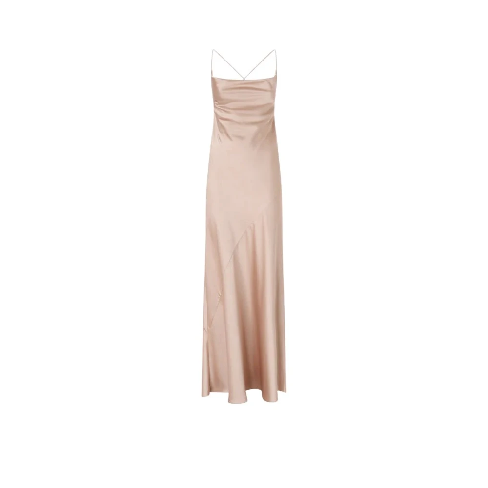 Pinko Femme Rose - Robe Satinee Phare Ss26 - Robes - Taille: 38 Fr