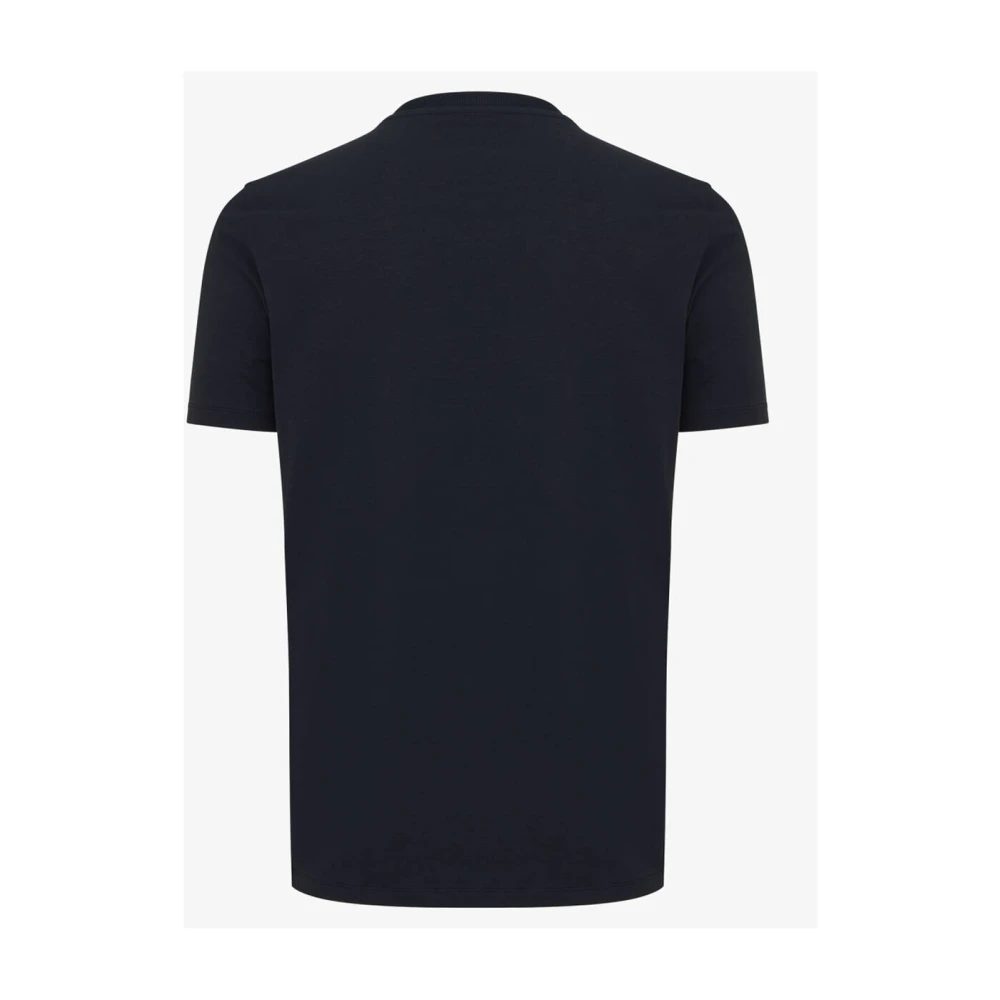 Genti Korte Mouw T-shirt J9032-1202 Blue Heren