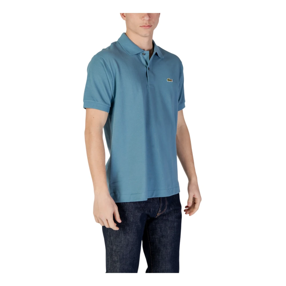 Lacoste Blauwe Polo Shirt met Knopen Blue Heren