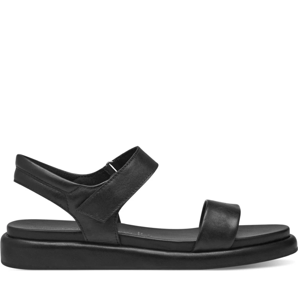 Marco Tozzi Women's Black Flat Sandals For - Flat Sandals - 6 Uk - Shoes
