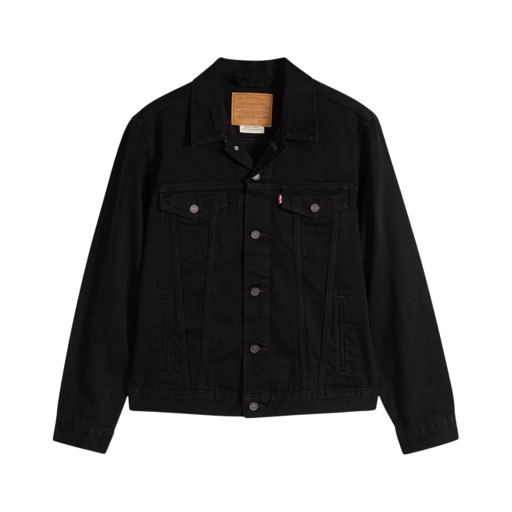 Levi's Mannelijk Zwart Jassen Heren, S, Katoen, Trucker Jacket