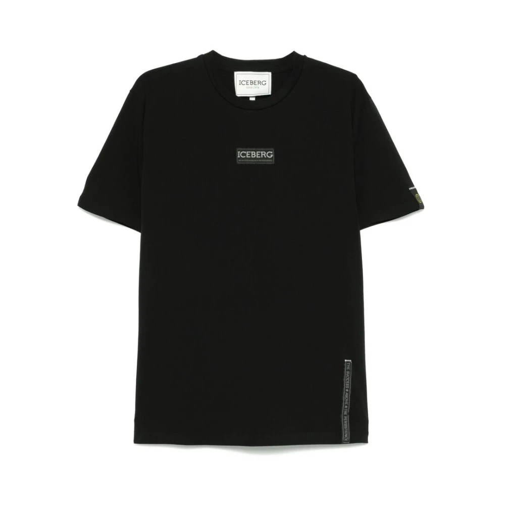 Iceberg - Tops > T-Shirts - Black - Iceberg - Modalova