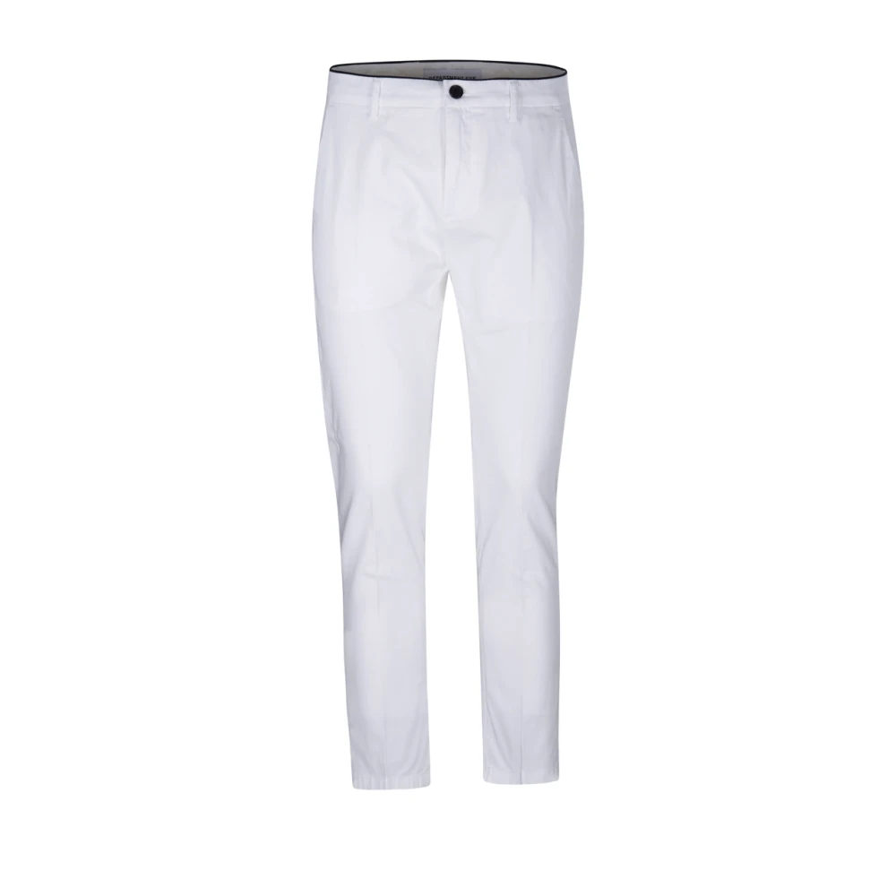 Department Five Witte Chinos Crop Broek White Heren