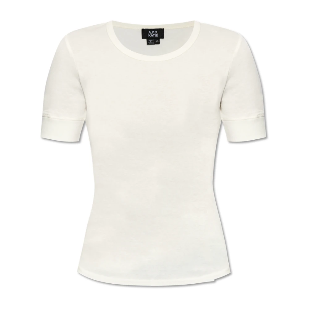 A.p.c. - Tops > T-Shirts - Beige - A.p.c. - Modalova