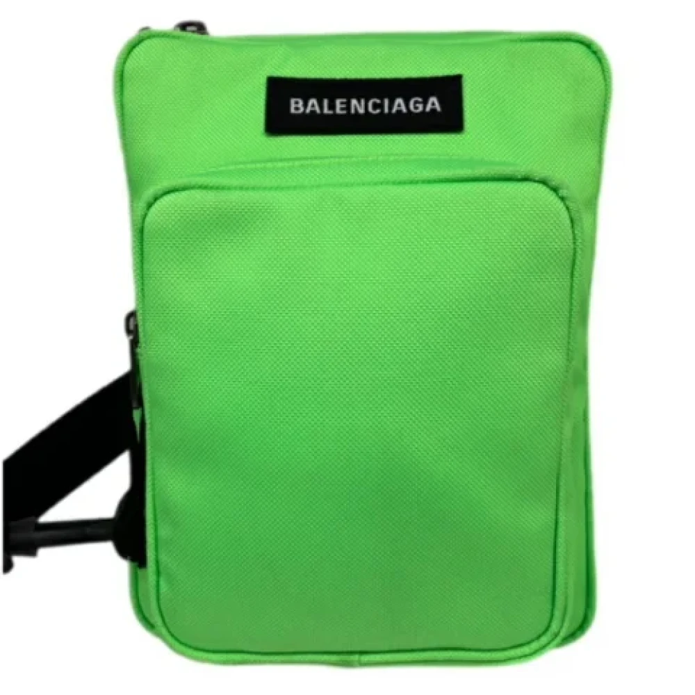 Balenciaga Vintage Pre-owned Fabric backpacks Green Dames