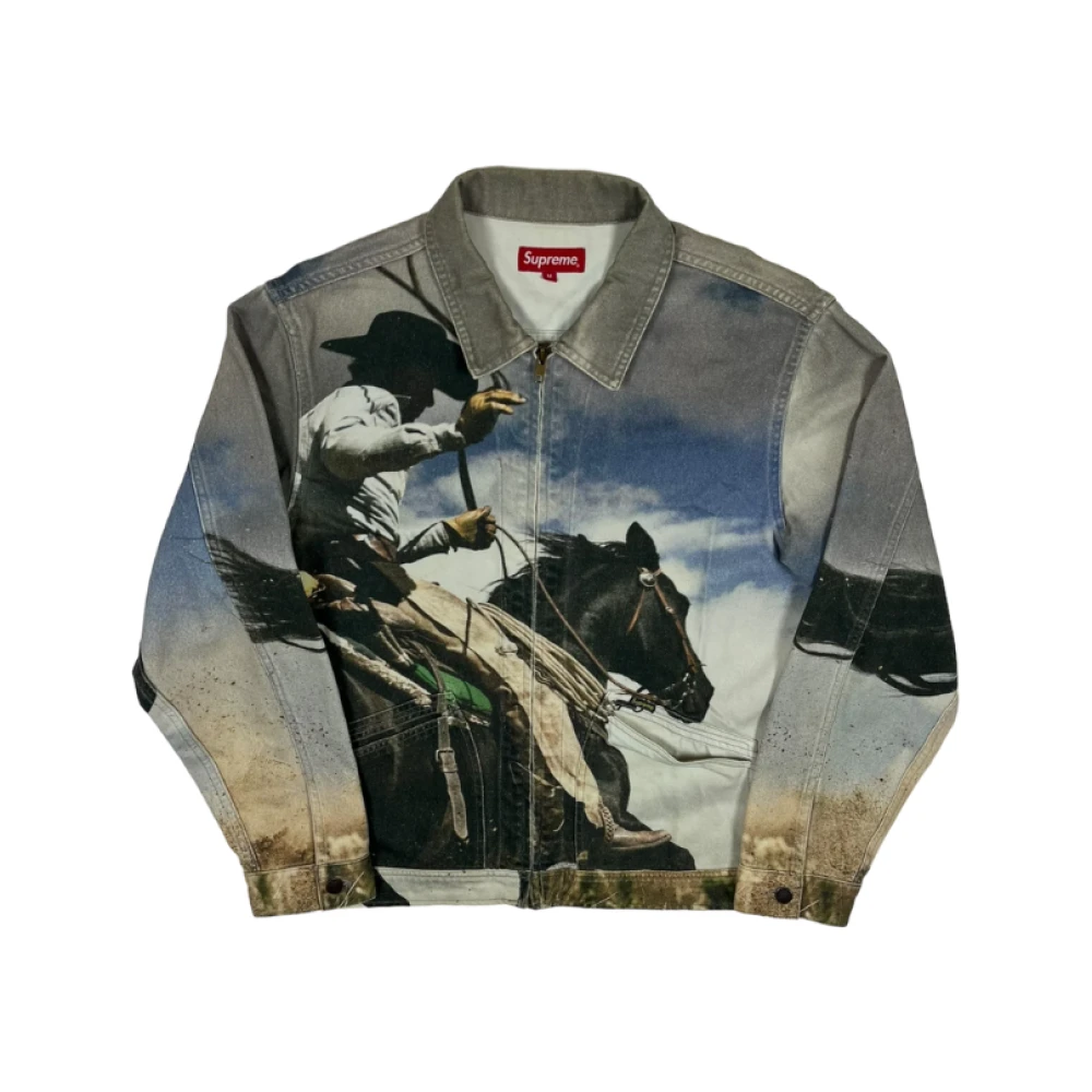 Supreme 2017 Cowboy Denim Jack Multicolor Heren