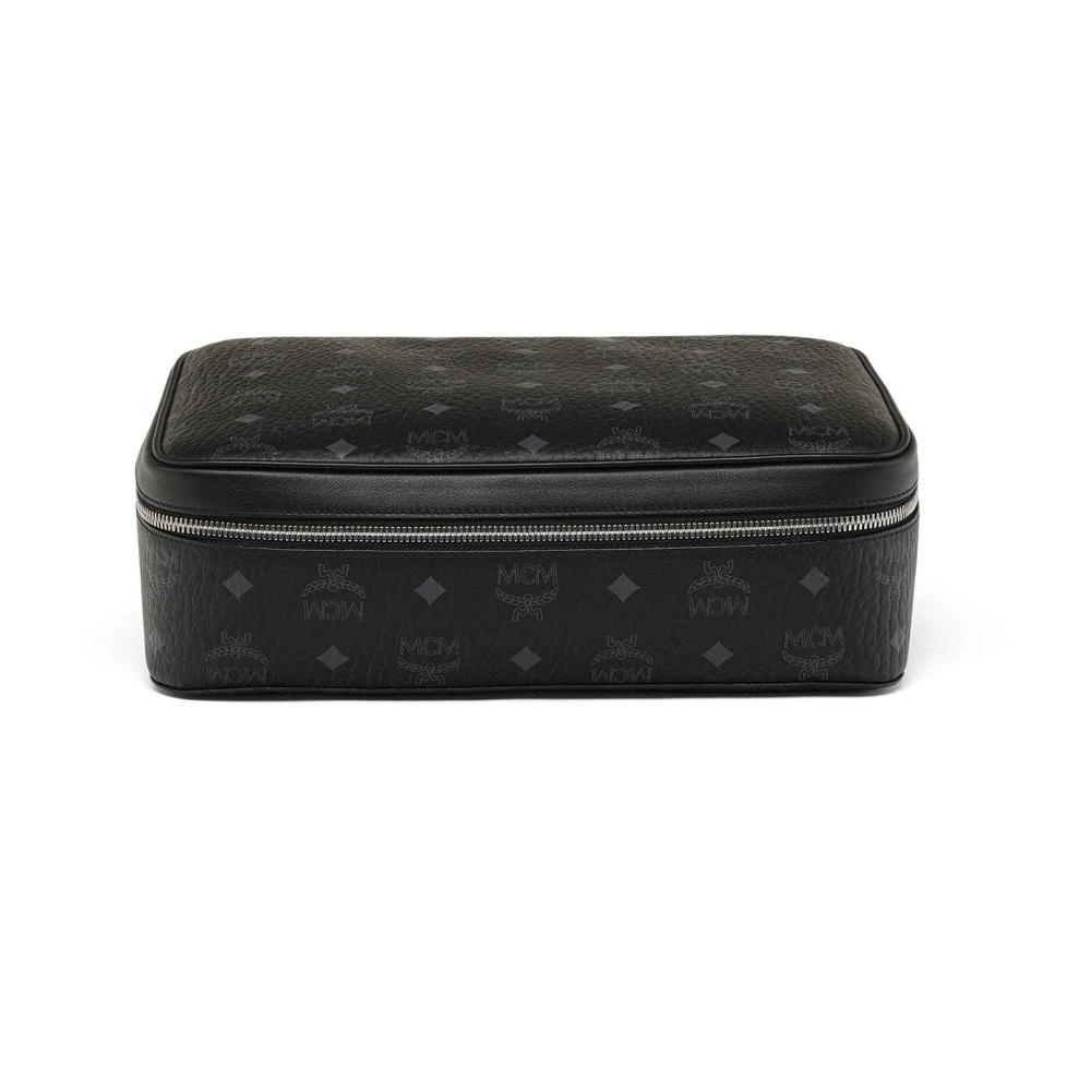MCM Ottomar Reisetui in Visetos Black Unisex