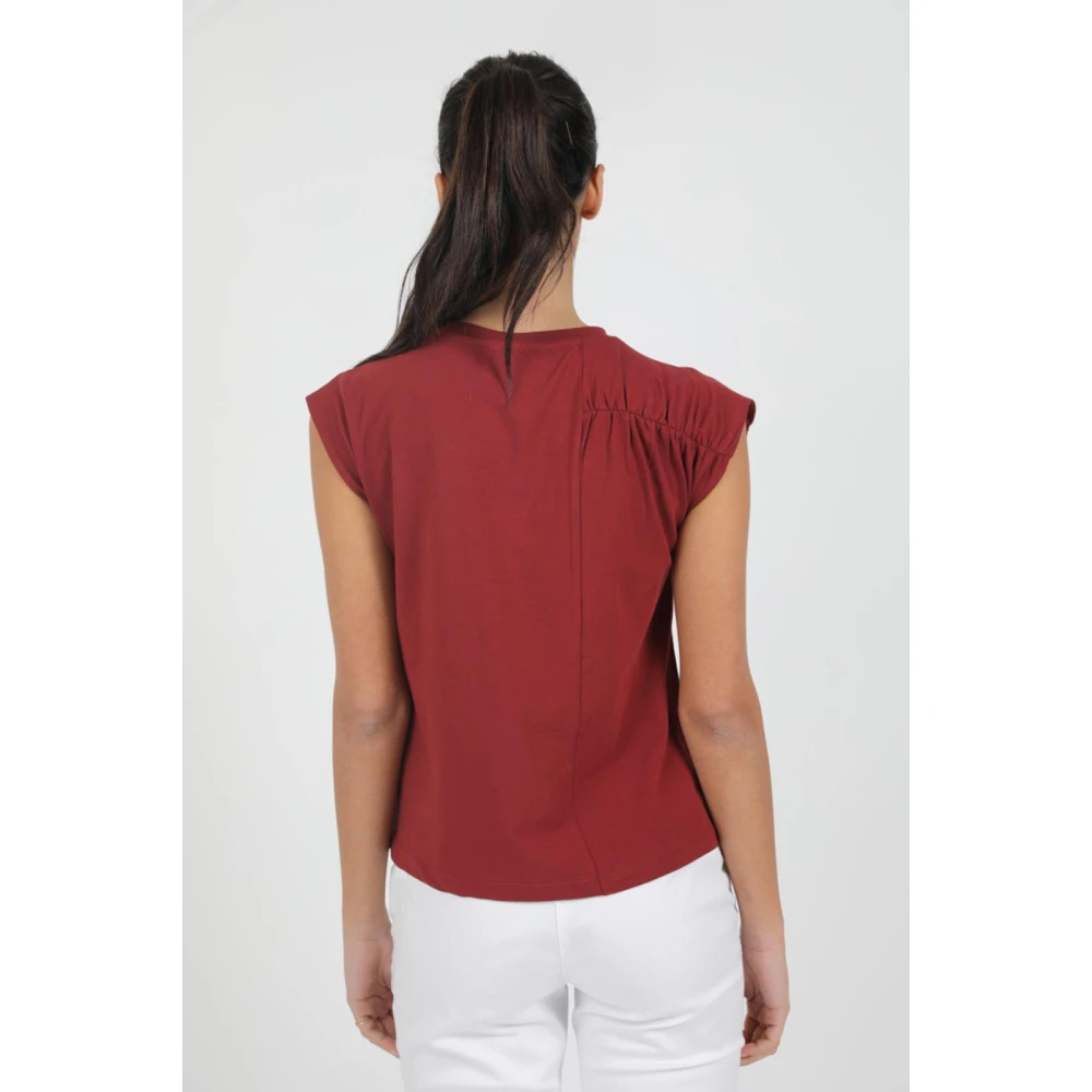Alpha Studio Stijlvol T-Shirt Red Dames