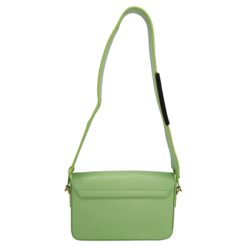 Jacquemus Pre-owned Leather shoulder-bags Green Dames