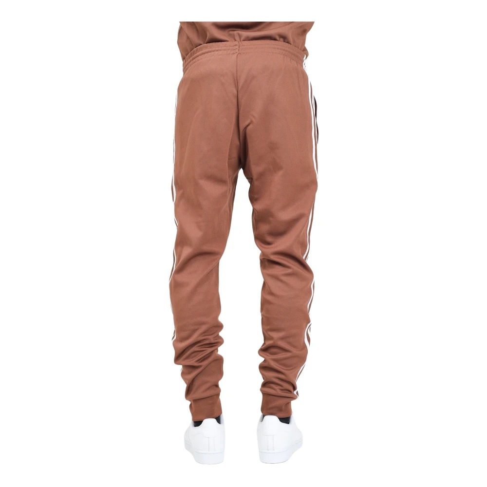 adidas Originals Bruine Sportieve Classics SST Broek Brown Heren