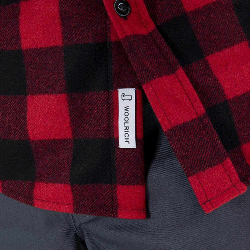 Woolrich Casual overhemd Red Heren