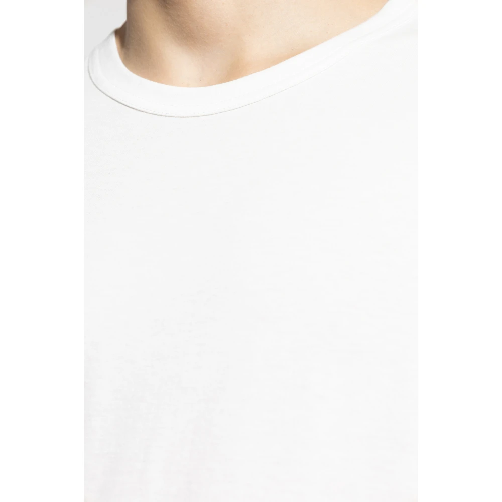 Y-3 Katoenen T-shirt White Heren