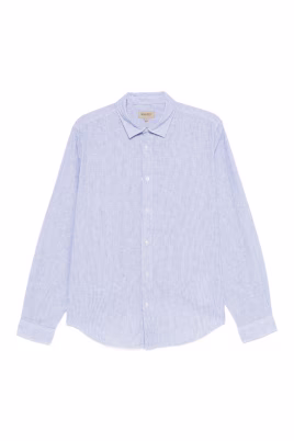 camisa-de-algodon-y-lino-a-rayas