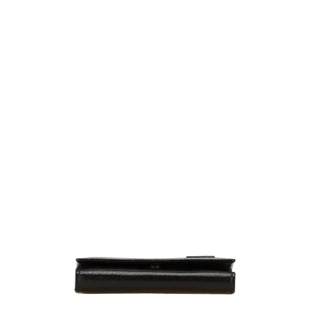 Gucci Vintage Pre-owned Leather key-holders Black Dames