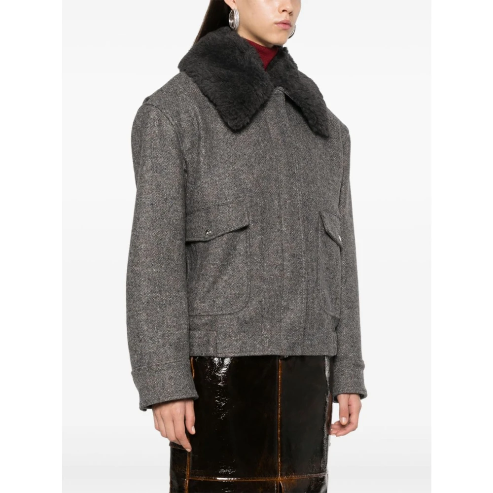 Stella Mccartney Stijlvolle Jassen Collectie Gray Dames