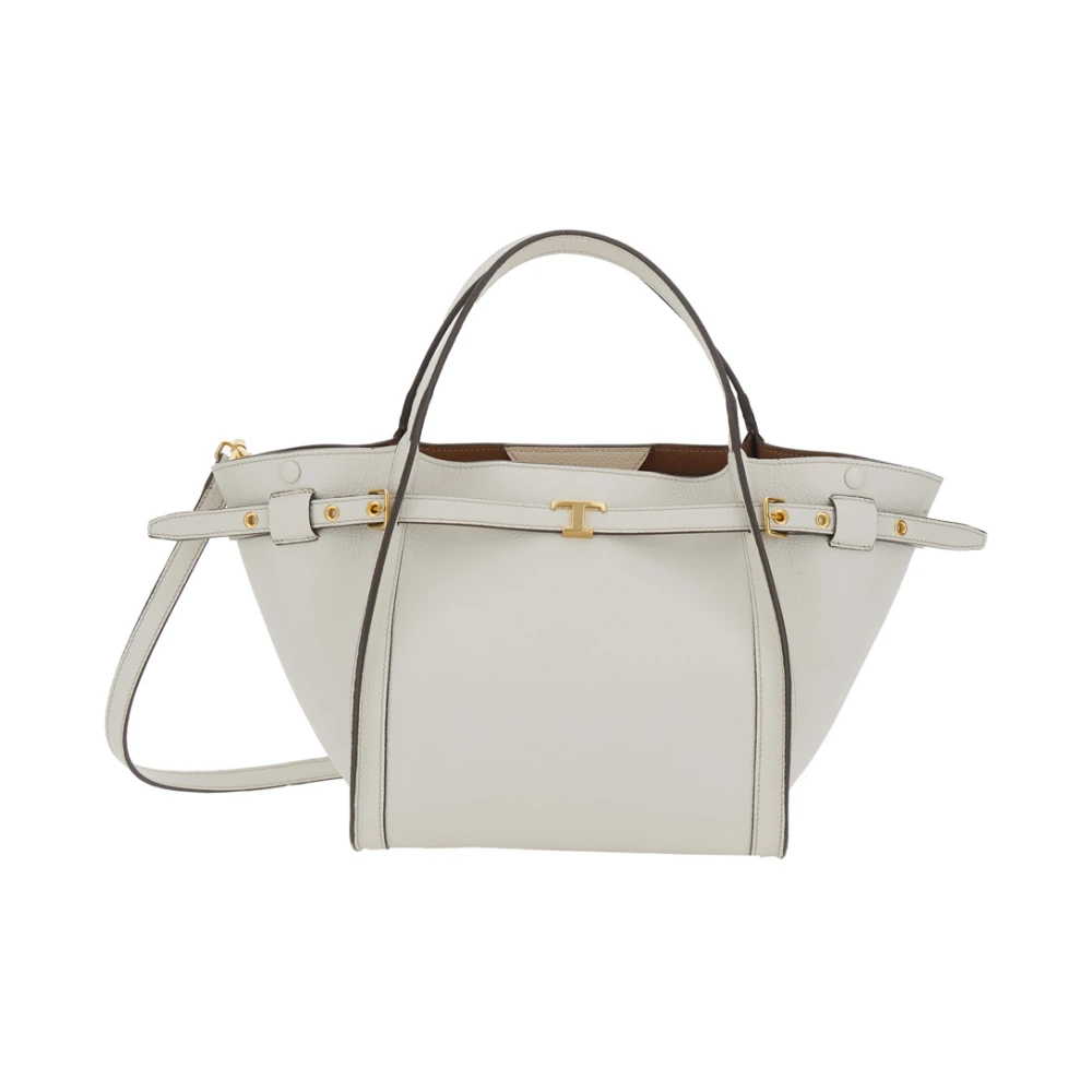 Tod's Handbags, Female, One Size, T Timeless Shopping Bag White