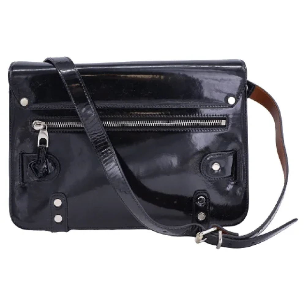 Proenza Schouler Pre-owned Leather shoulder-bags Black Dames