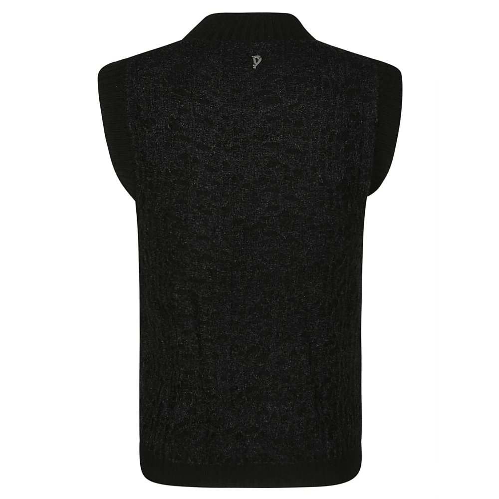 Dondup Stijlvolle Gilet voor Mannen Black Dames