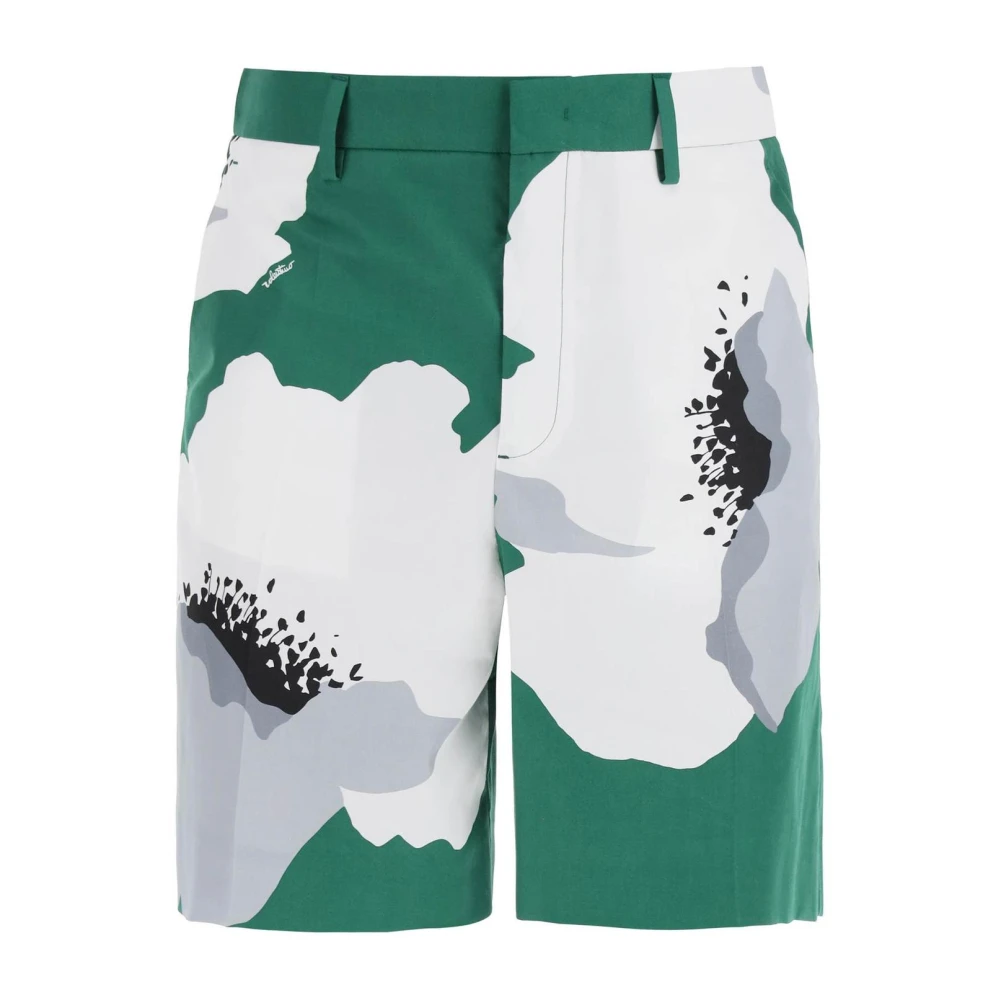 Valentino Multicolor Printed Wide-Leg Trousers