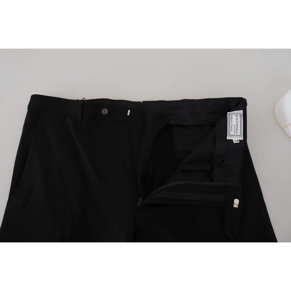 Bencivenga Elegante Zwarte MainLine Broek Black Heren