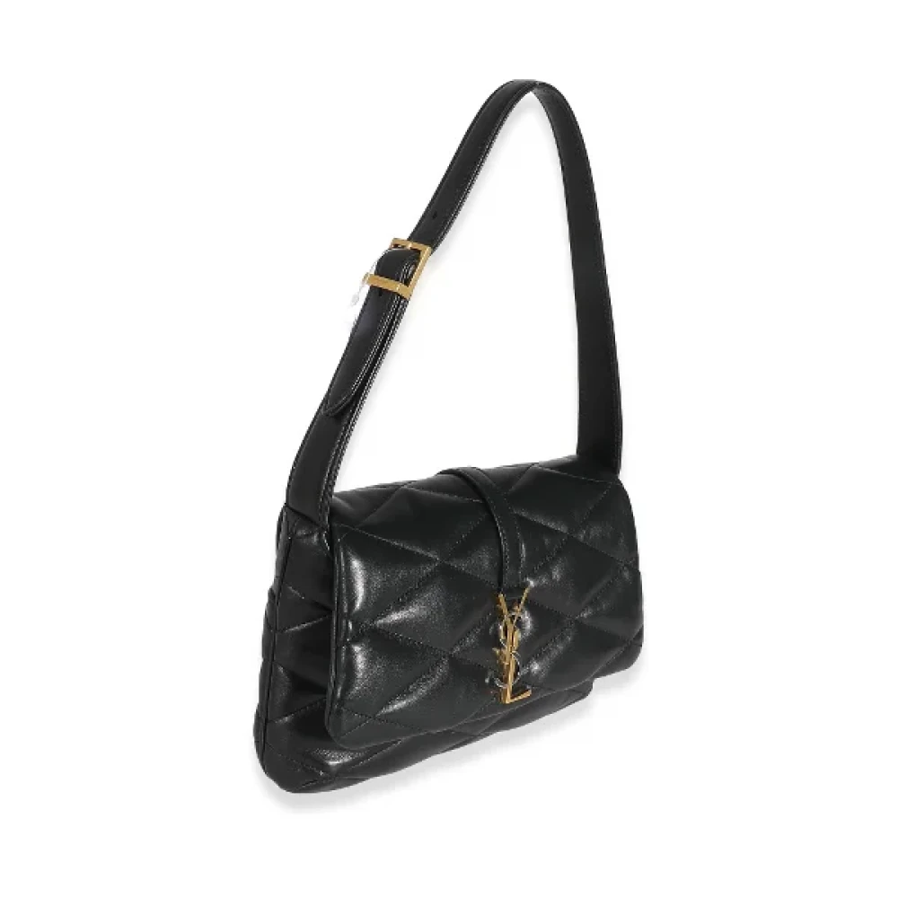 Yves Saint Laurent Vintage Pre-owned Leather handbags Black Dames