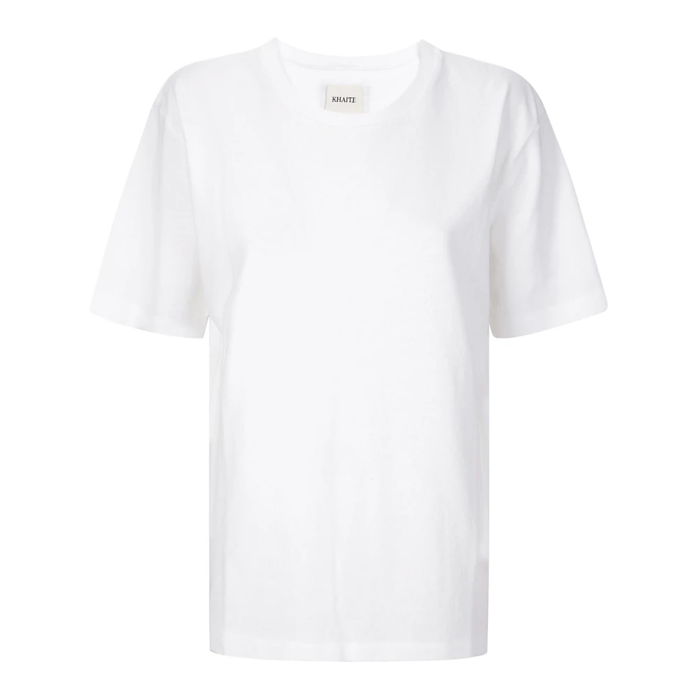 Khaite Korte Mouw Tee Shirt White Dames