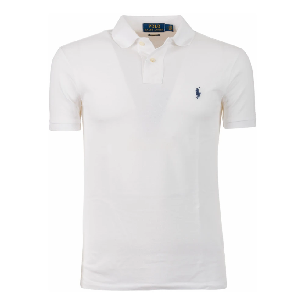 Ralph Lauren Vit Stickad Tröja White, Herr