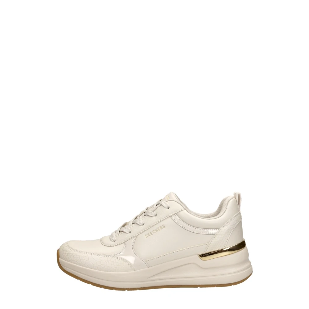 Skechers Billion 2 Mid Lace Up Dames Schoenen Wit